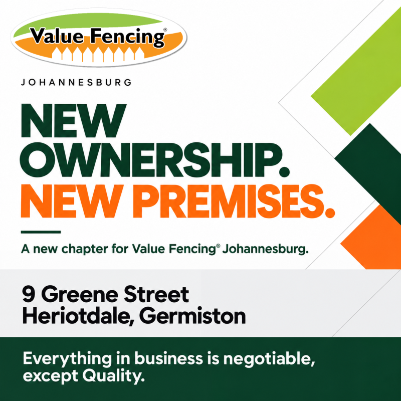 johannesburg pvc fencing outlet heriotdale fencing premises germiston pvc fence supplier new ownership johannesburg liam meredith value fencing custom pvc driveway gates pvc privacy screening gauteng